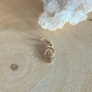 14k Mejuri C Cursive Letter Charm✨